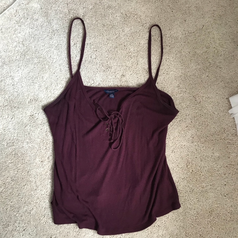 Spaghetti strap/crop top